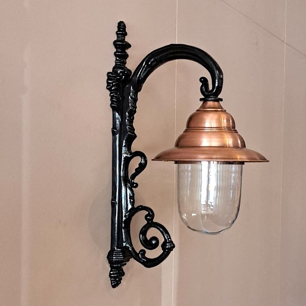 EA288. Kopparhänglampa. Höjd: 70 cm